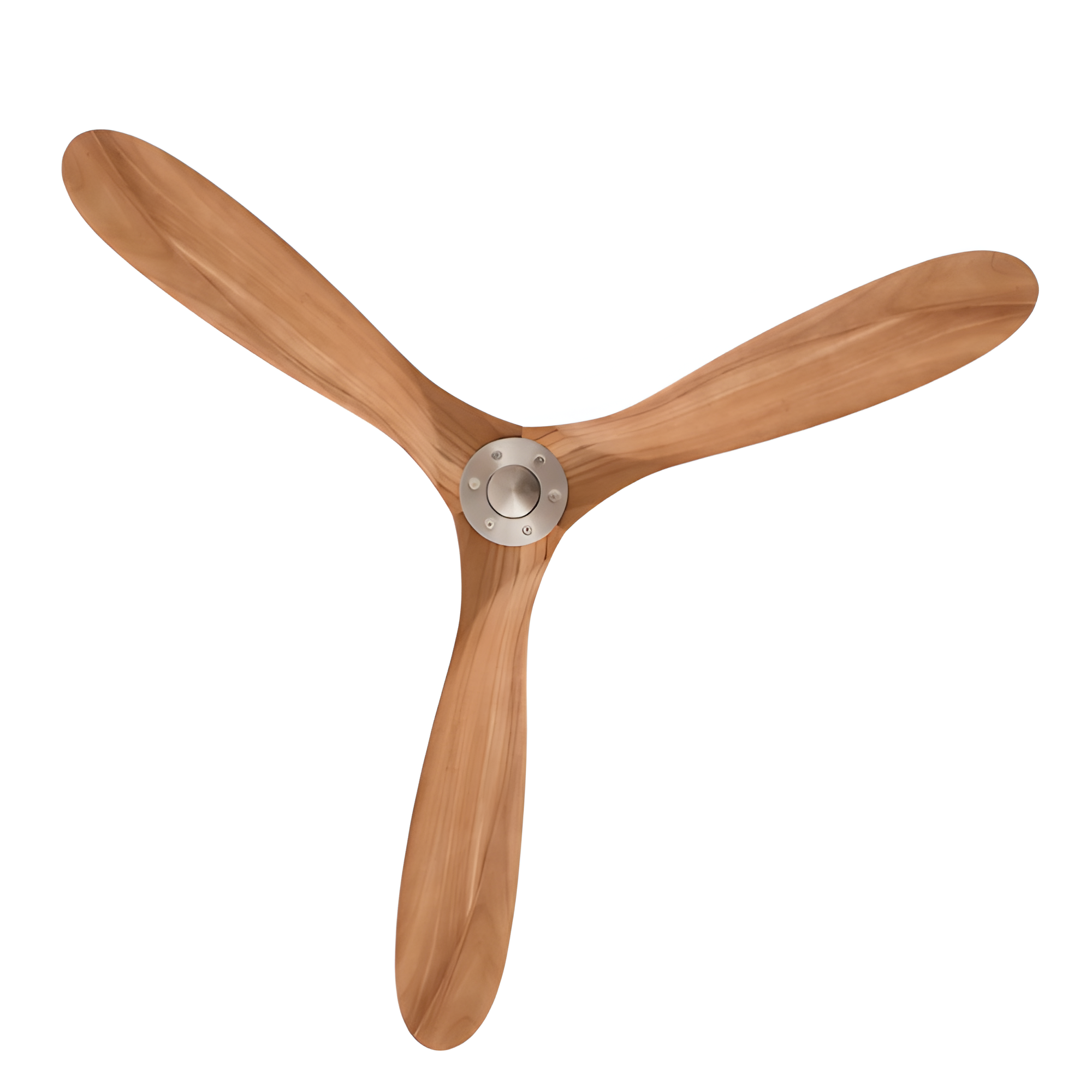 Ventilador de techo de madera maciza y LED - Elegancia