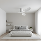 Ventilador de techo blanco ultradelgado - Estilo Minimalista