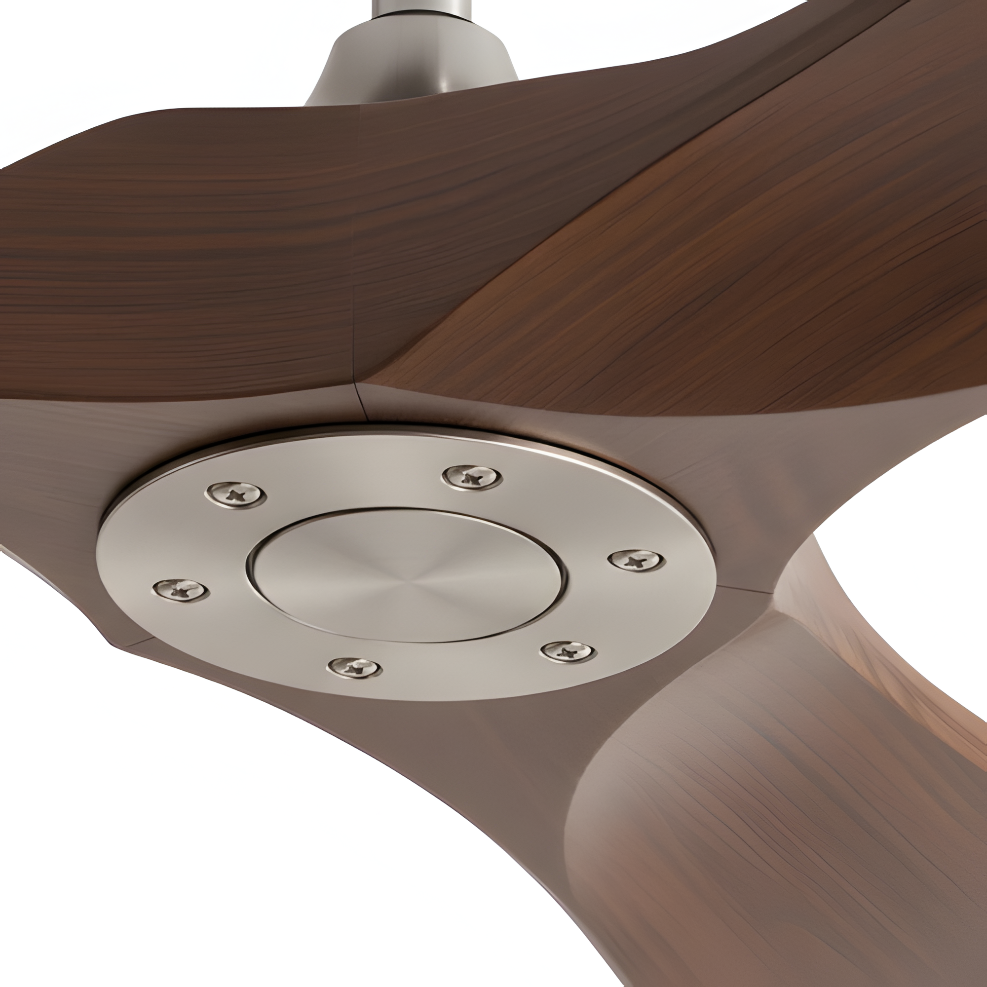 Ventilador De Techo Rowan Dark Wood - Moderno y reversible