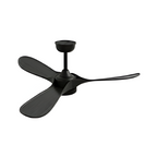 Ventilador de techo integrado negro mate - Reversible