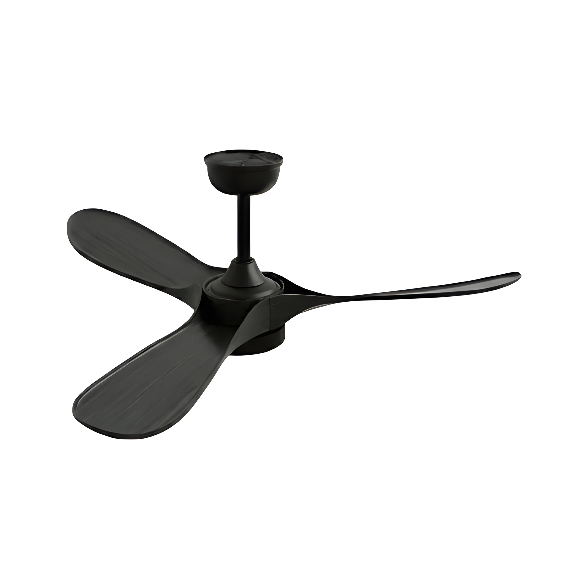 Ventilador de techo integrado negro mate - Reversible