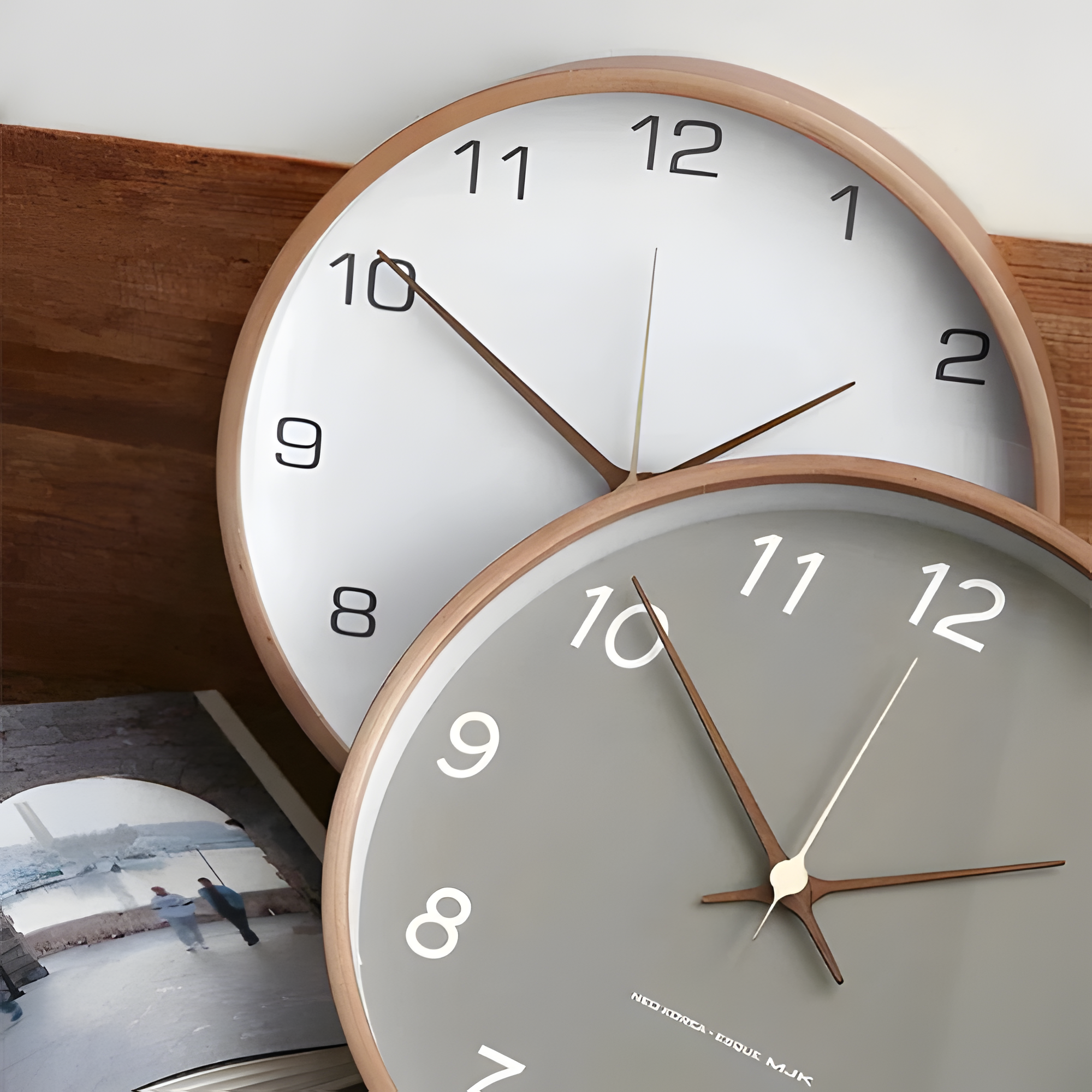 Reloj De Pared Moderno Y Minimalista - Mecanismo Silencioso