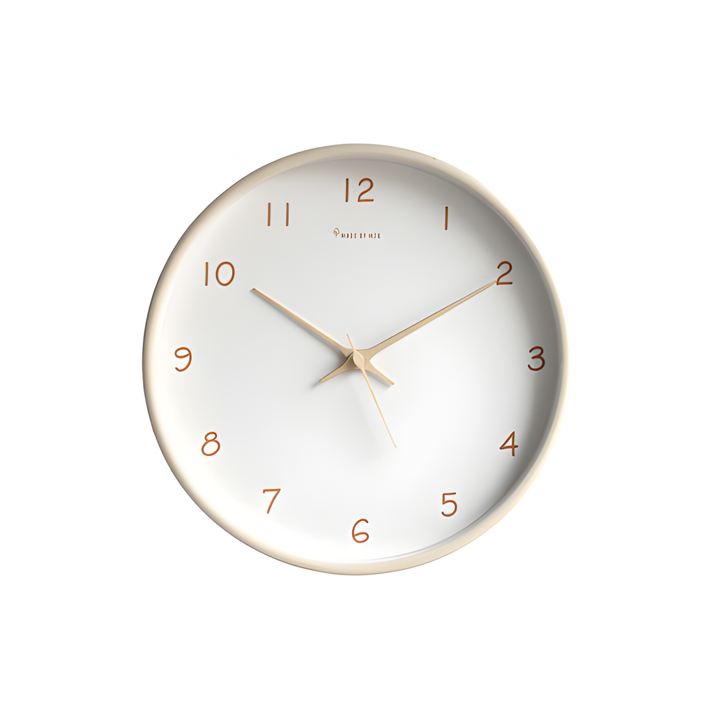 Reloj De Pared Minimalista Y Silencioso - Números Modernos