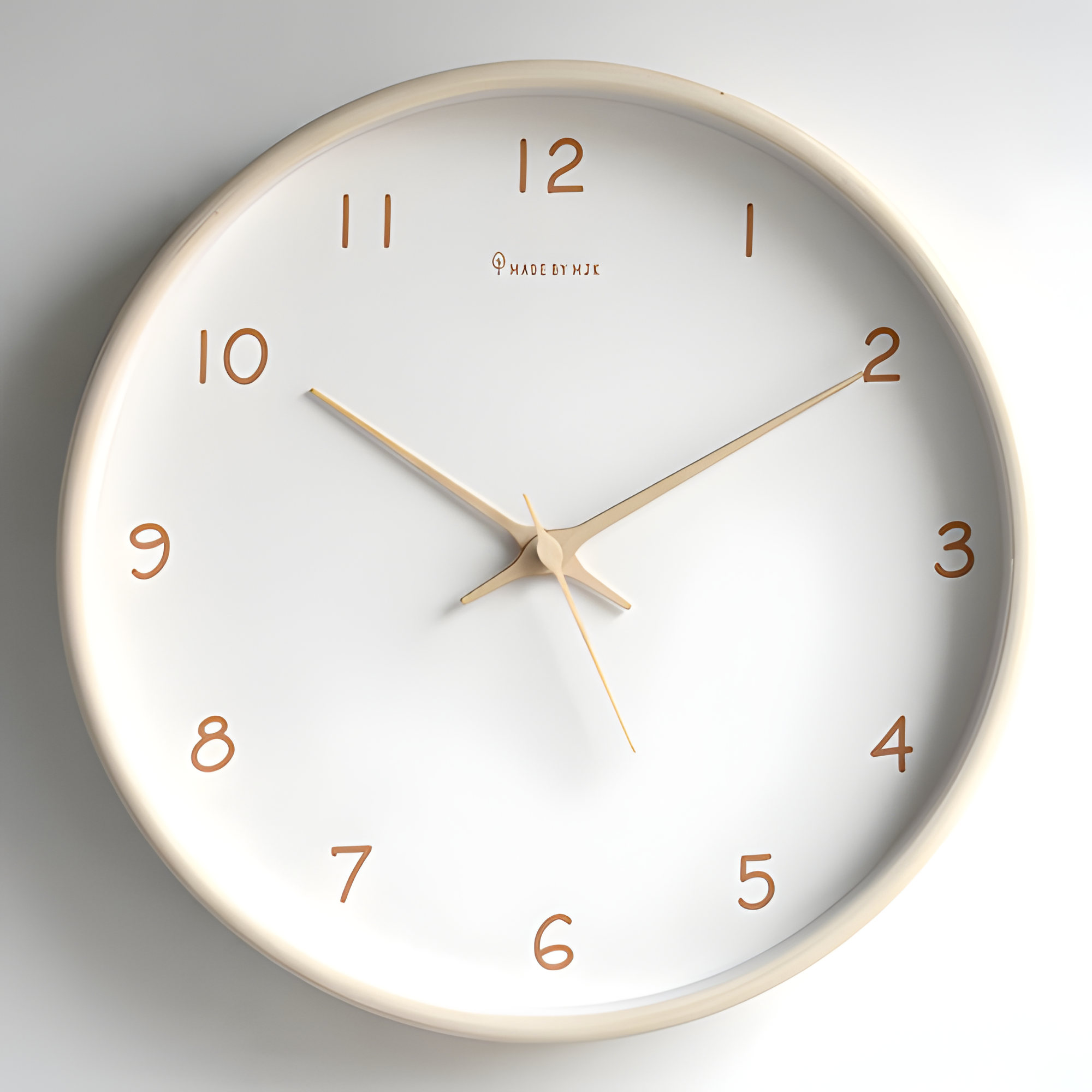Reloj De Pared Minimalista Y Silencioso - Números Modernos