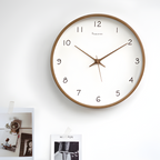 Reloj De Pared Minimalista Y Silencioso - Números Modernos