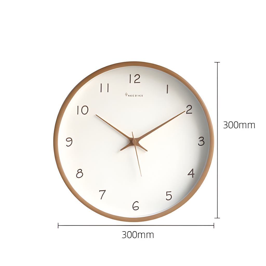 Reloj De Pared Minimalista Y Silencioso - Números Modernos