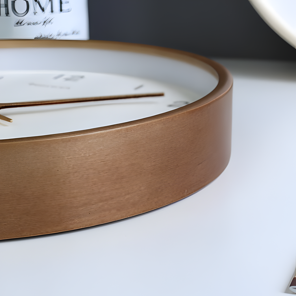 Reloj De Pared Minimalista Y Silencioso - Números Modernos