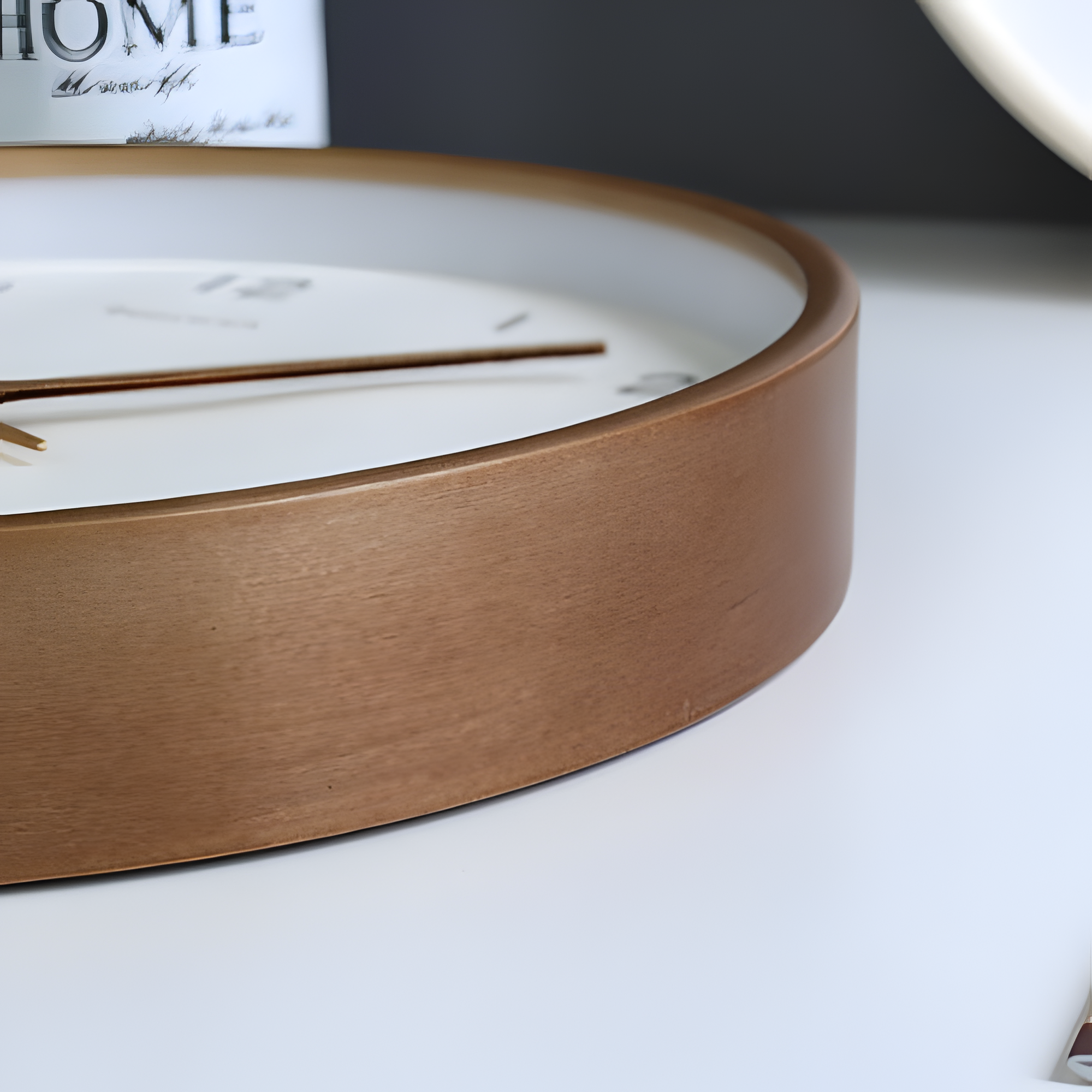 Reloj De Pared Minimalista Y Silencioso - Números Modernos