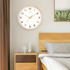 Reloj De Pared Minimalista Y Silencioso - Números Modernos