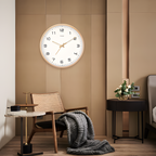 Reloj De Pared Minimalista Y Silencioso - Números Modernos