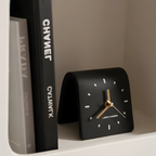 Reloj De Escritorio Retro Minimalista - Diseño Curvo