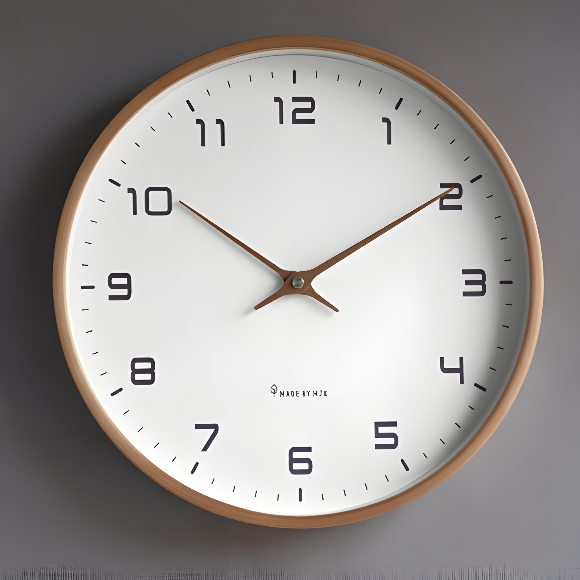 Reloj De Pared Escandinavo Minimalista - Cuarzo Silencioso