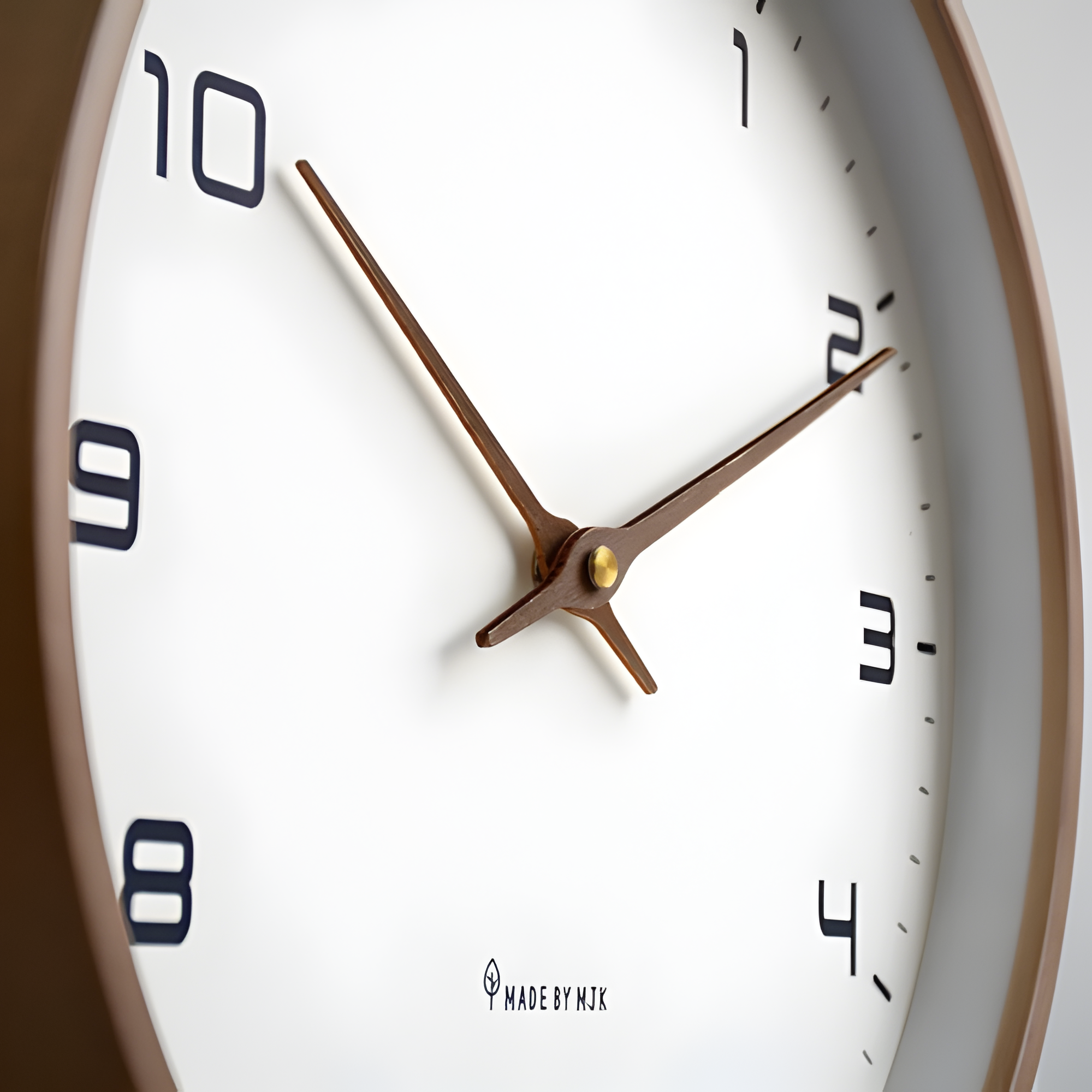Reloj De Pared Escandinavo Minimalista - Cuarzo Silencioso