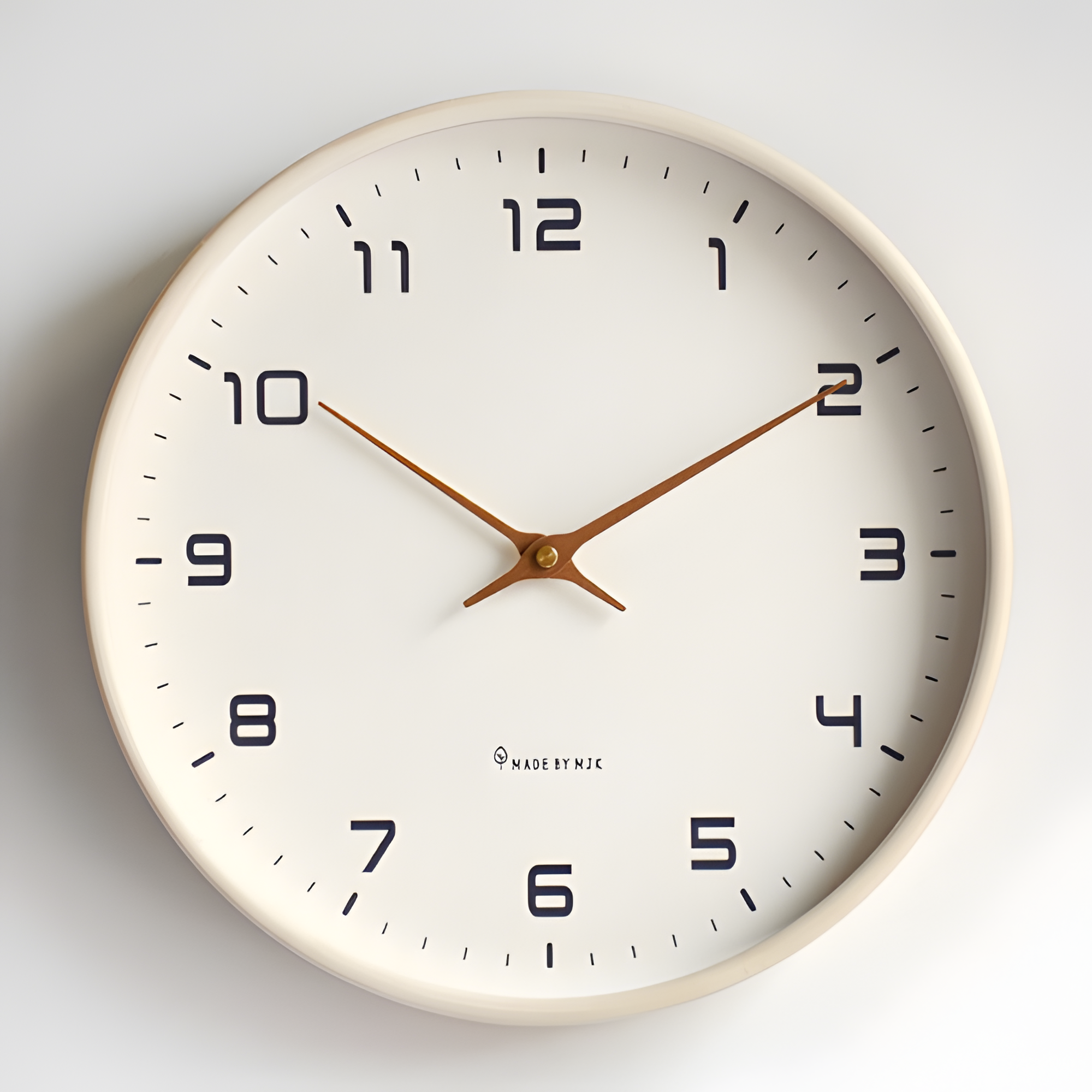Reloj De Pared Escandinavo Minimalista - Cuarzo Silencioso