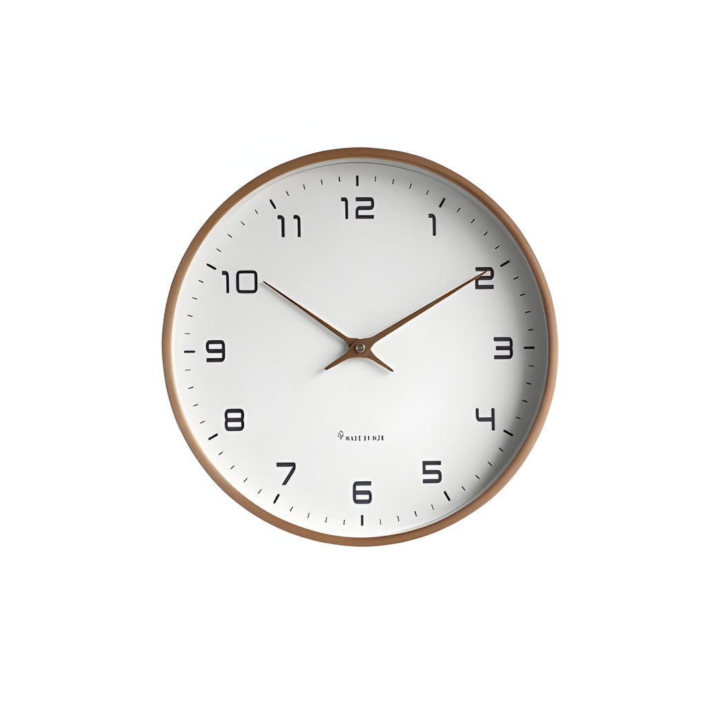 Reloj De Pared Escandinavo Minimalista - Cuarzo Silencioso