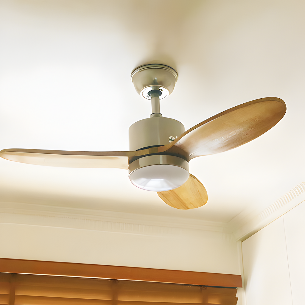 Ventilador De Techo Minimalista Y Moderno - Con Luz Integrada