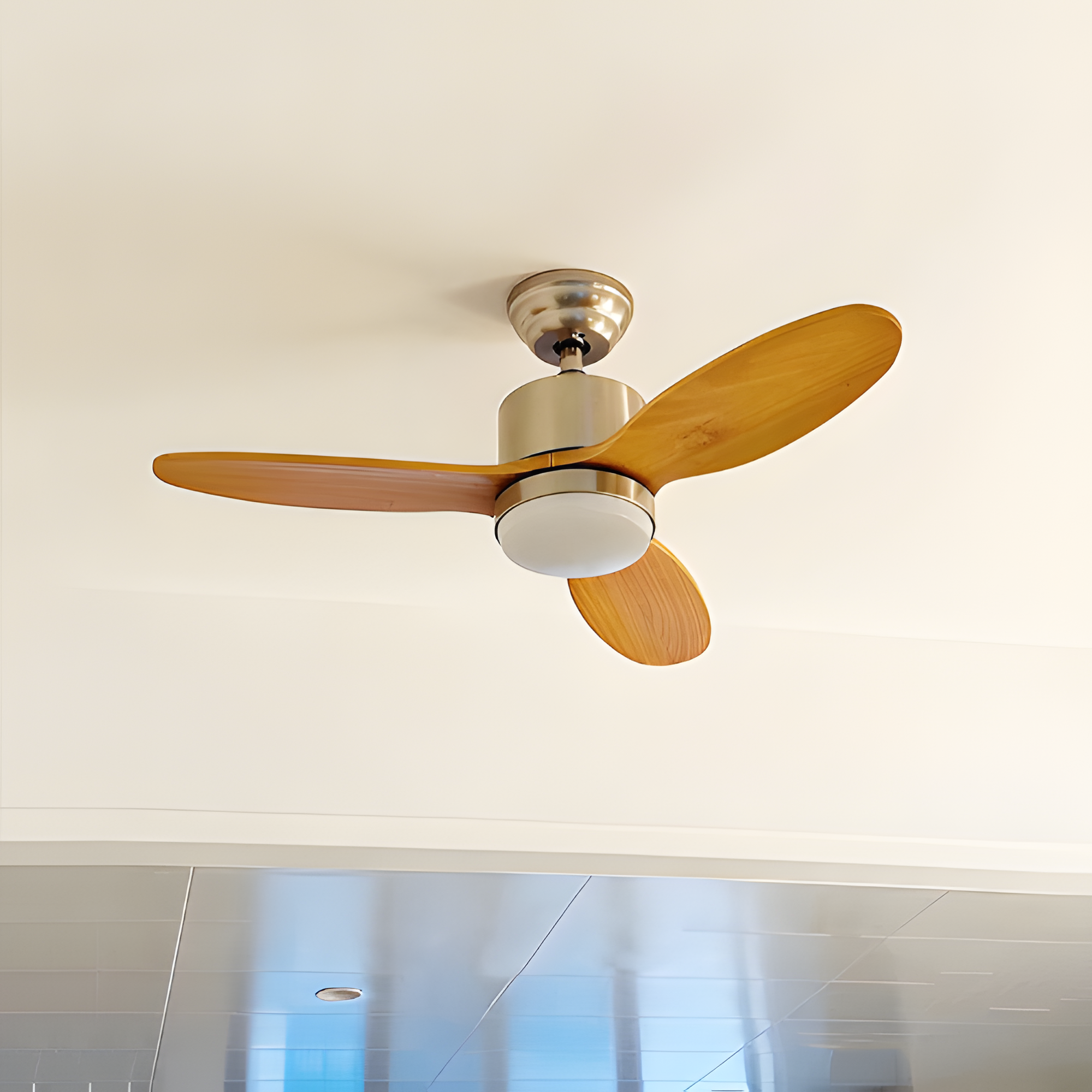 Ventilador De Techo Minimalista Y Moderno - Con Luz Integrada