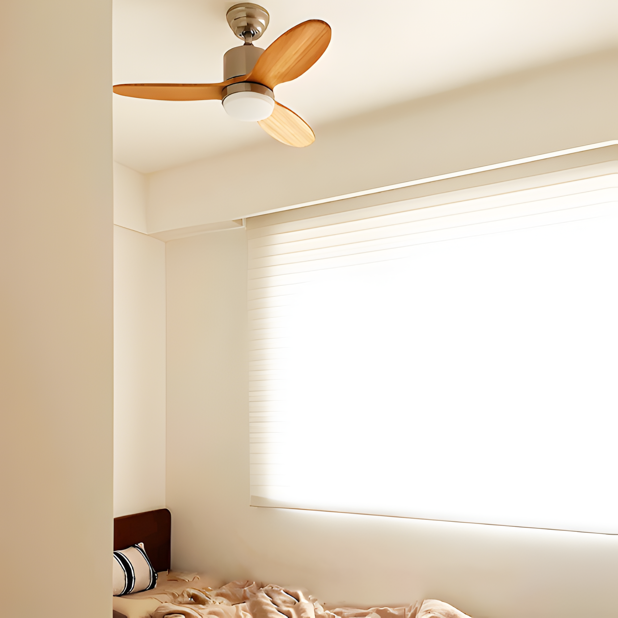 Ventilador De Techo Minimalista Y Moderno - Con Luz Integrada