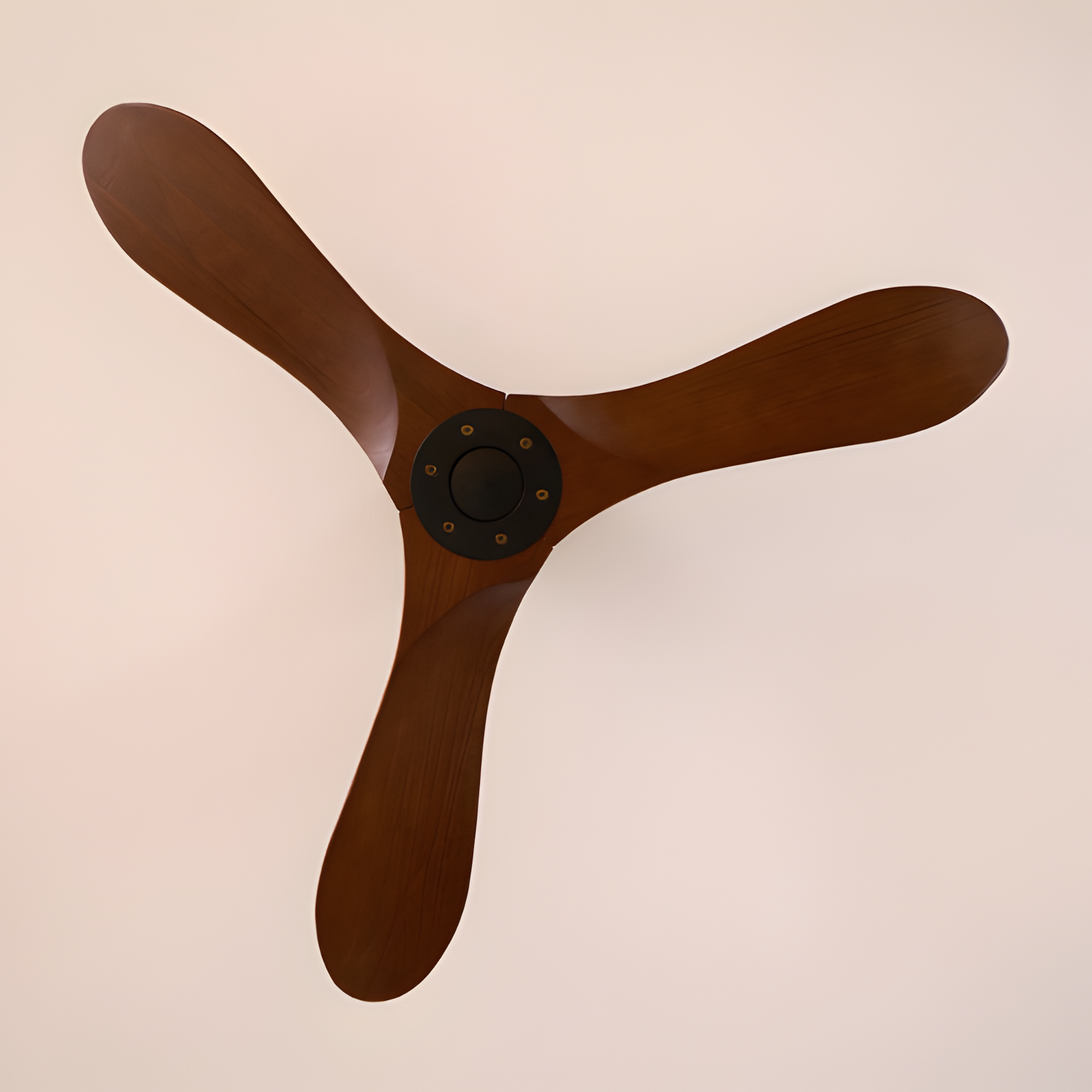 Ventilador De Techo Orgánico Moderno - Diseño De Aspas Curvas
