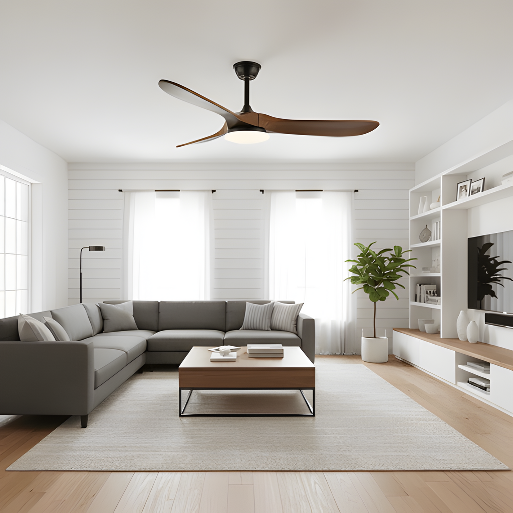 Ventilador De Techo Minimalista Y Moderno - Con Luz Integrada