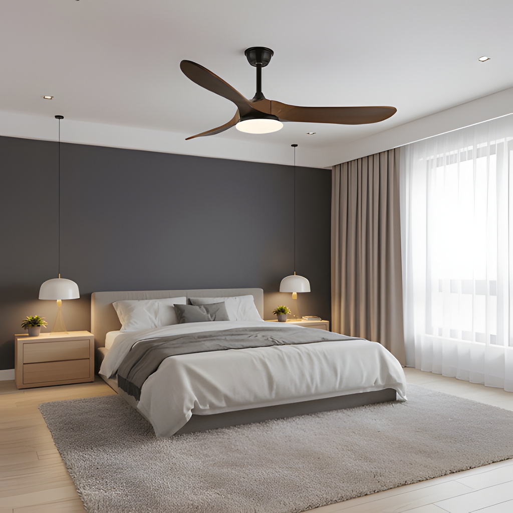 Ventilador De Techo Minimalista Y Moderno - Con Luz Integrada
