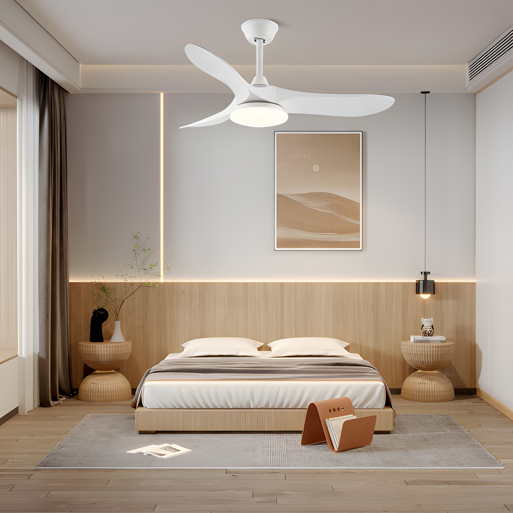 Ventilador De Techo Minimalista Y Moderno - Con Luz Integrada
