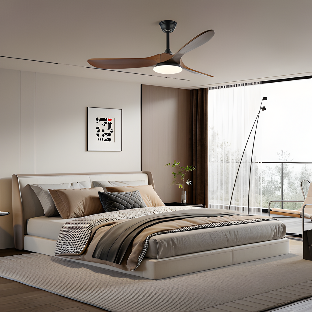 Ventilador De Techo Minimalista Y Moderno - Con Luz Integrada