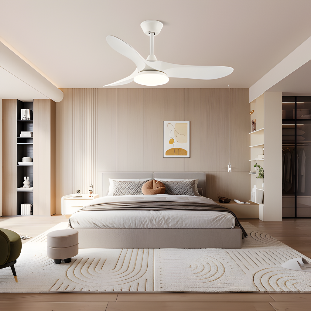 Ventilador De Techo Minimalista Y Moderno - Con Luz Integrada