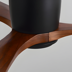 Ventilador De Techo Moderno De Madera - Con Luz Integrada