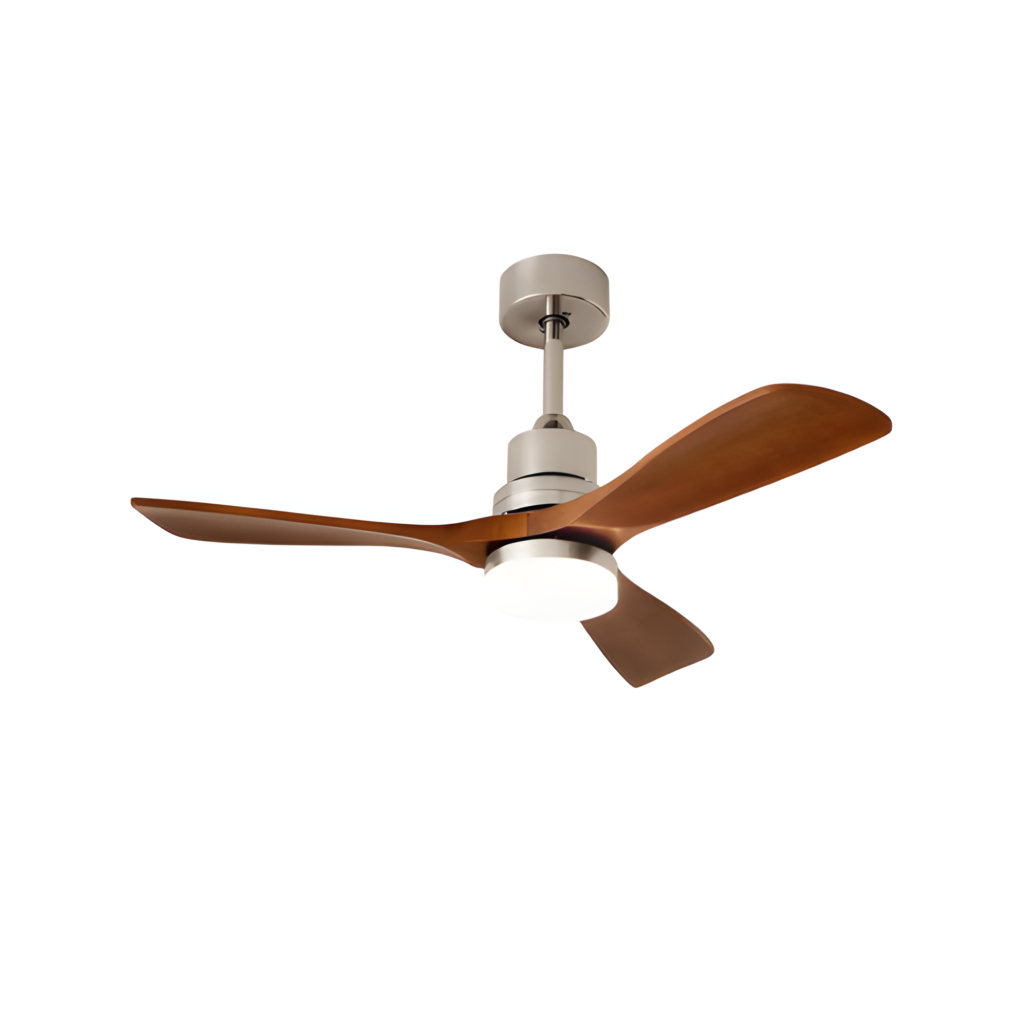 Ventilador De Techo Moderno De Madera - Luz LED Regulable