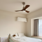 Ventilador De Techo Moderno De Madera - Luz LED Regulable
