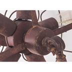 Lámpara De Mesa Industrial De Estilo Steampunk - Óxido Antiguo