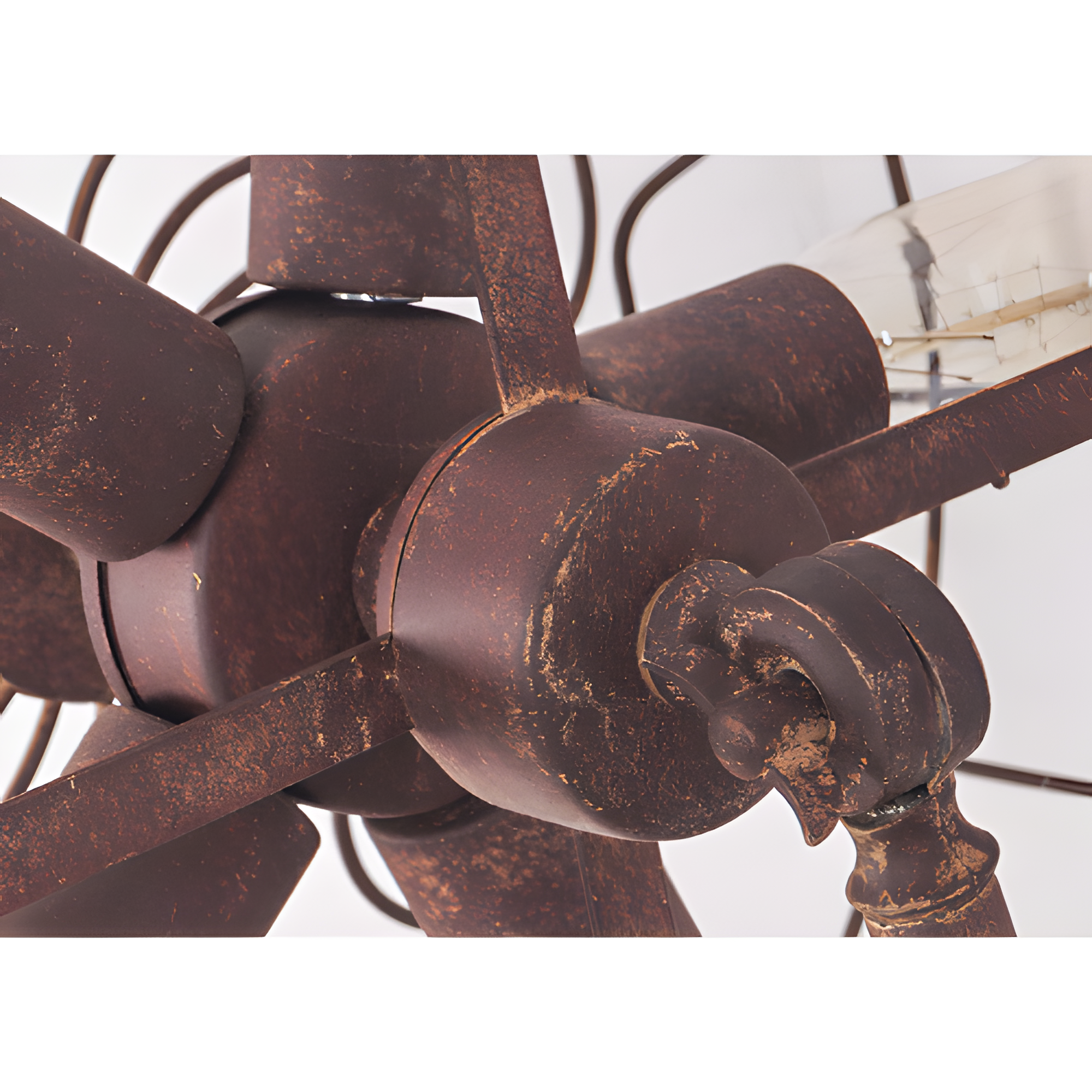 Lámpara De Mesa Industrial De Estilo Steampunk - Óxido Antiguo