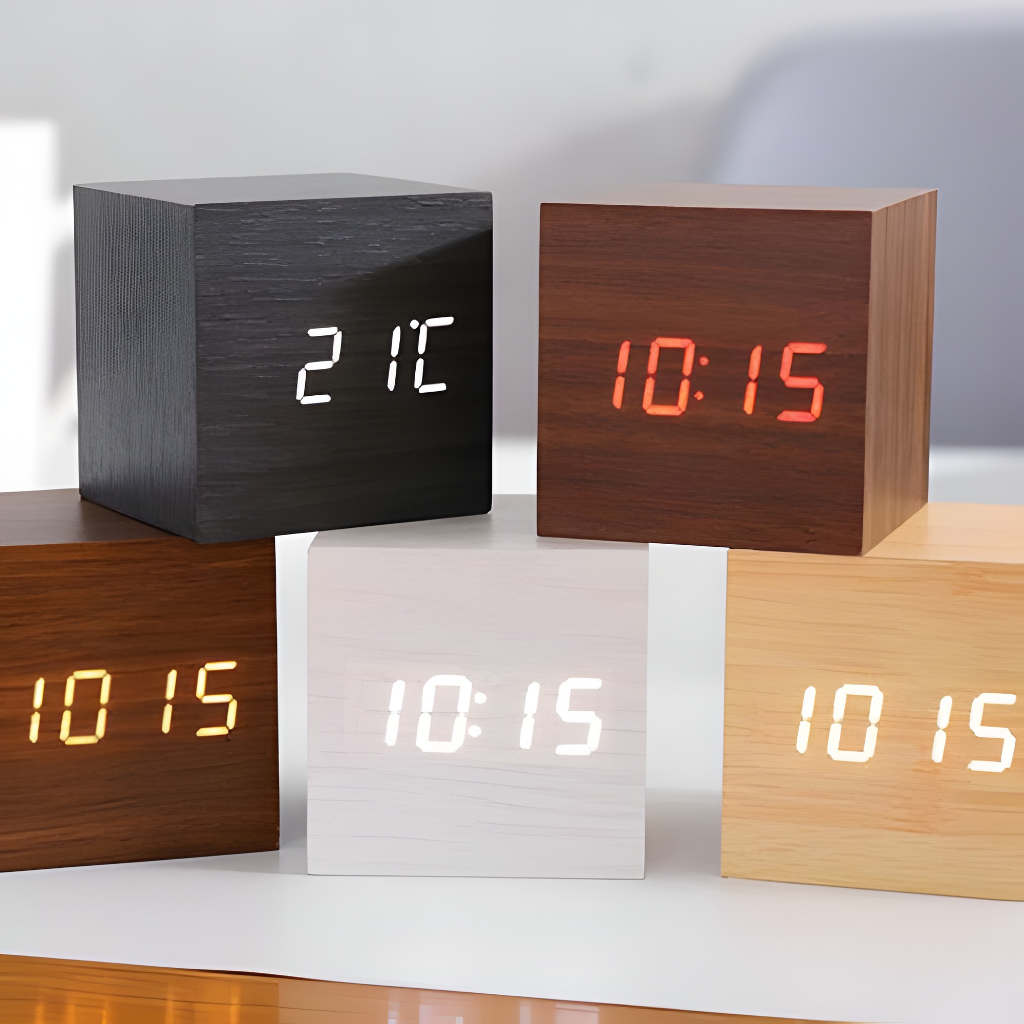 Reloj Despertador Minimalista Moderno - Pantalla LED