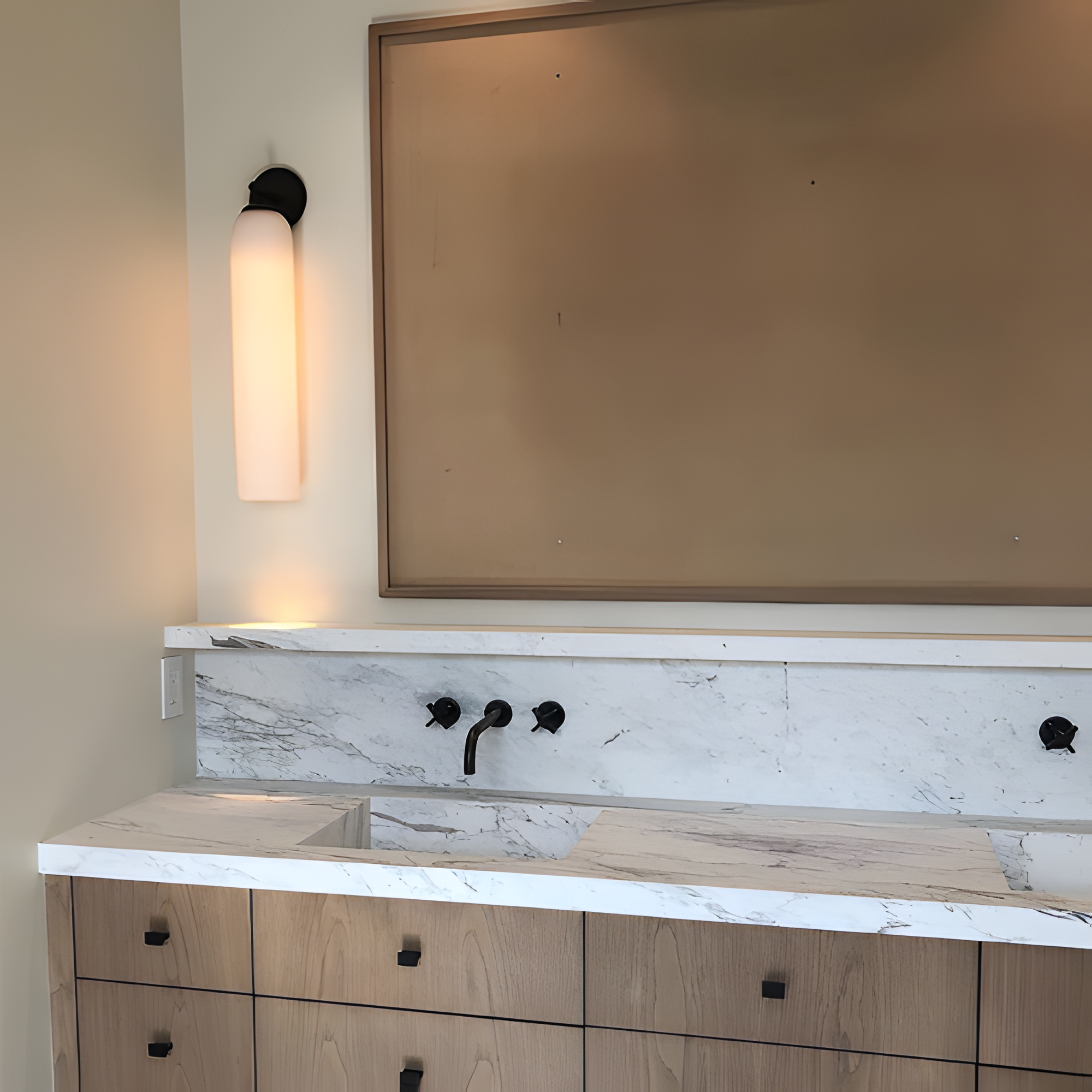 Aplique De Pared Moderno De Cristal - Pantalla Cilíndrica