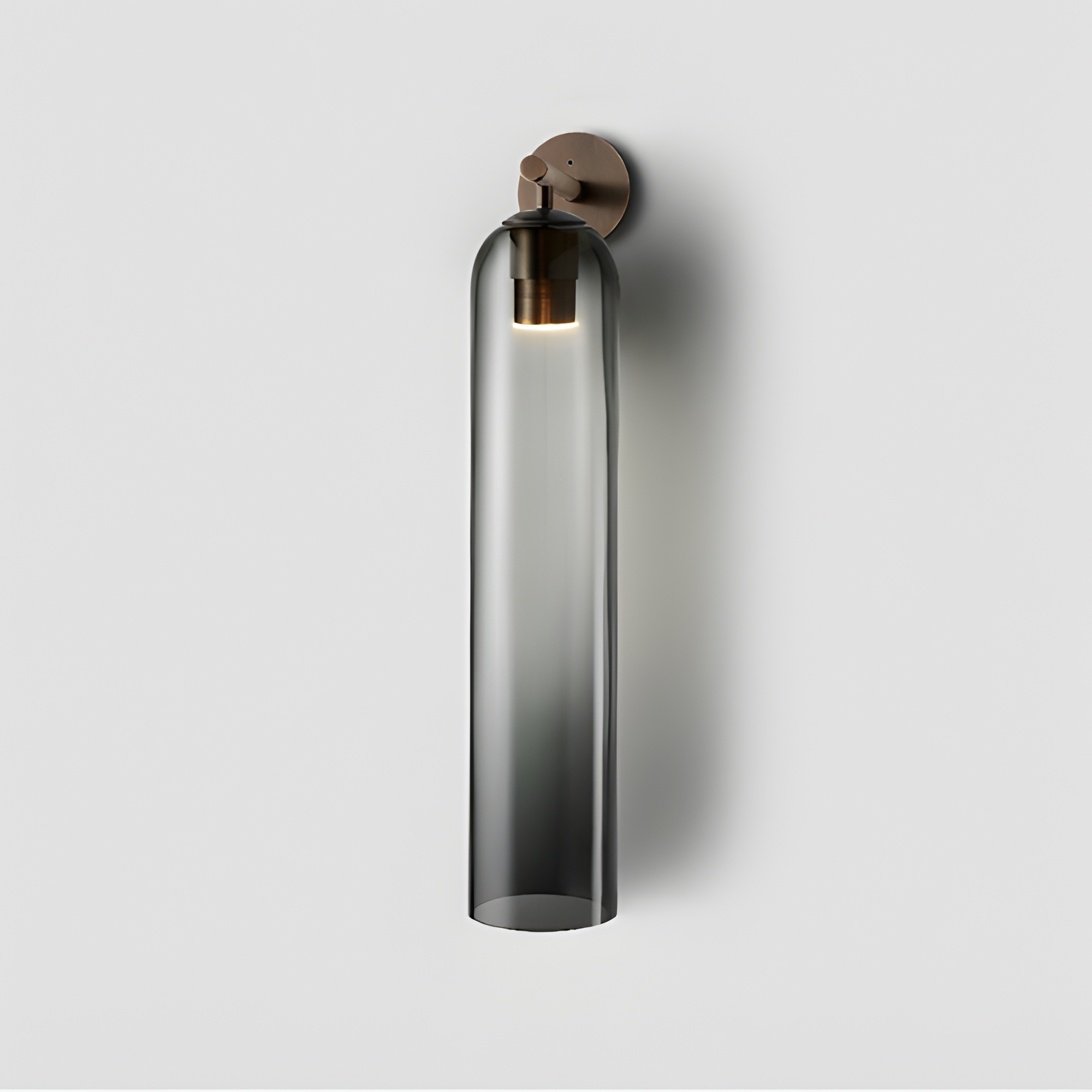 Aplique De Pared Moderno De Cristal - Pantalla Cilíndrica