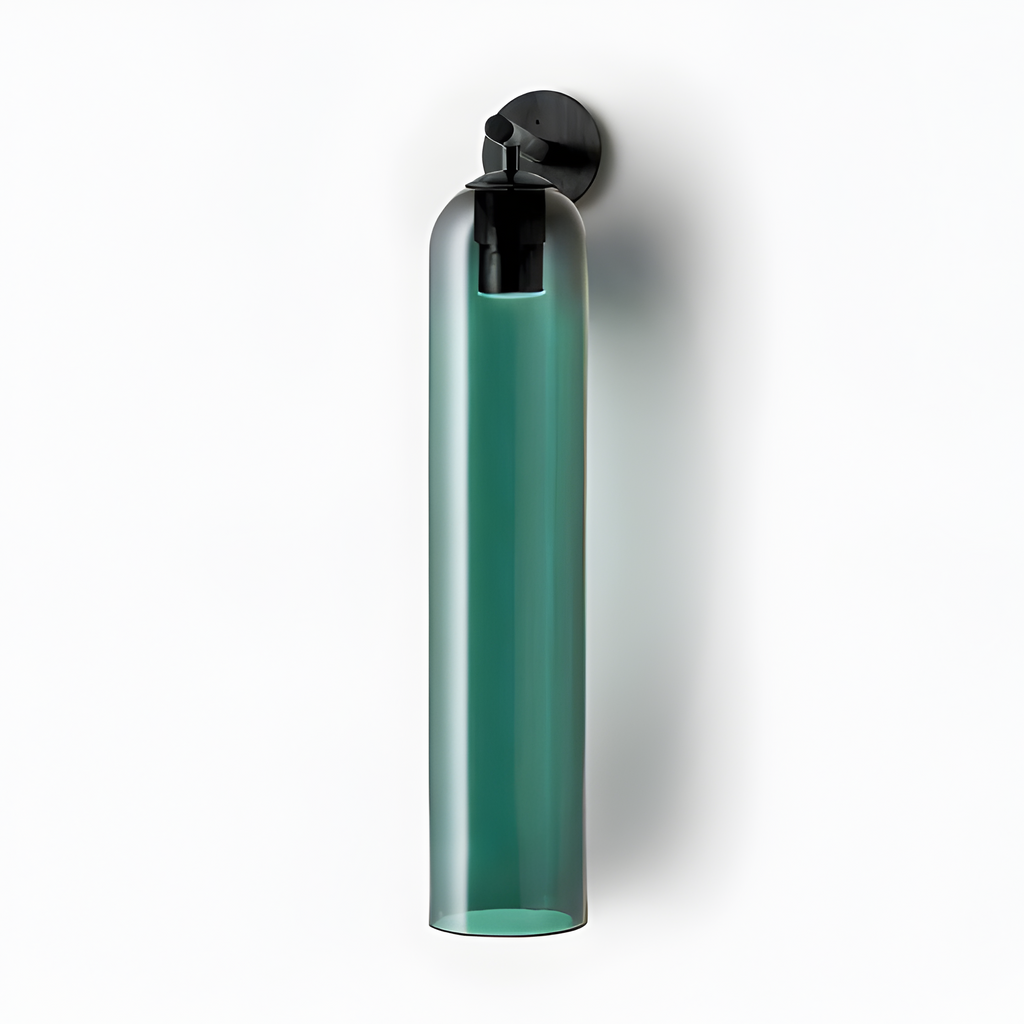 Aplique De Pared Moderno De Cristal - Pantalla Cilíndrica