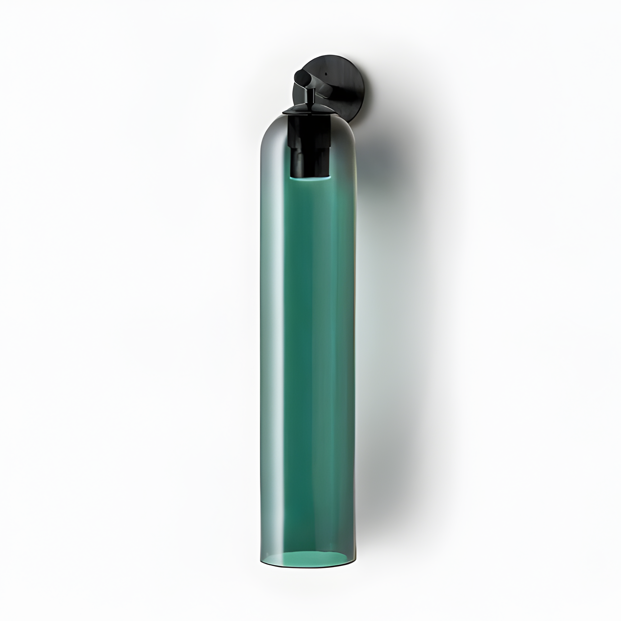 Aplique De Pared Moderno De Cristal - Pantalla Cilíndrica
