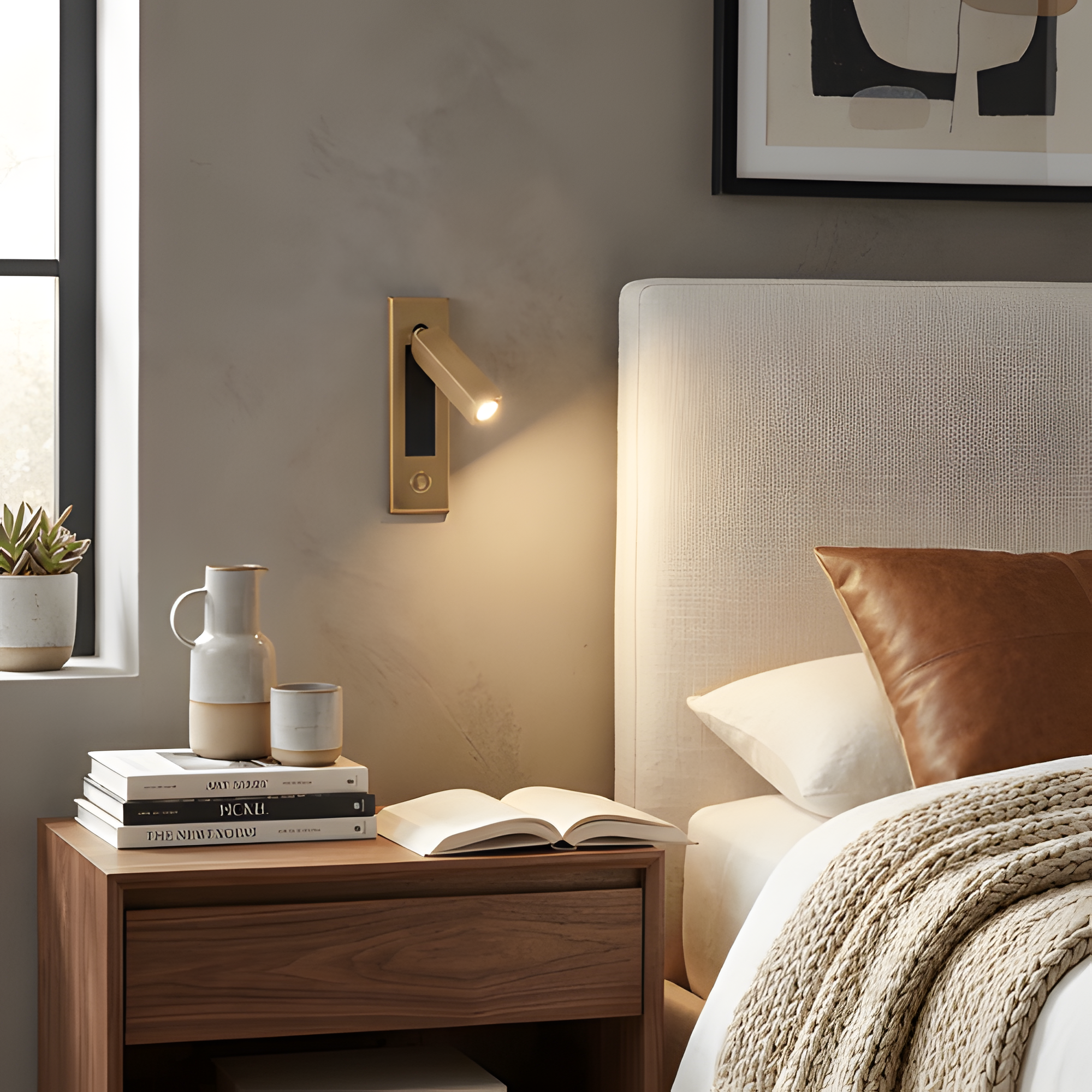 Aplique de Pared Ajustable Minimalista - Giratorio