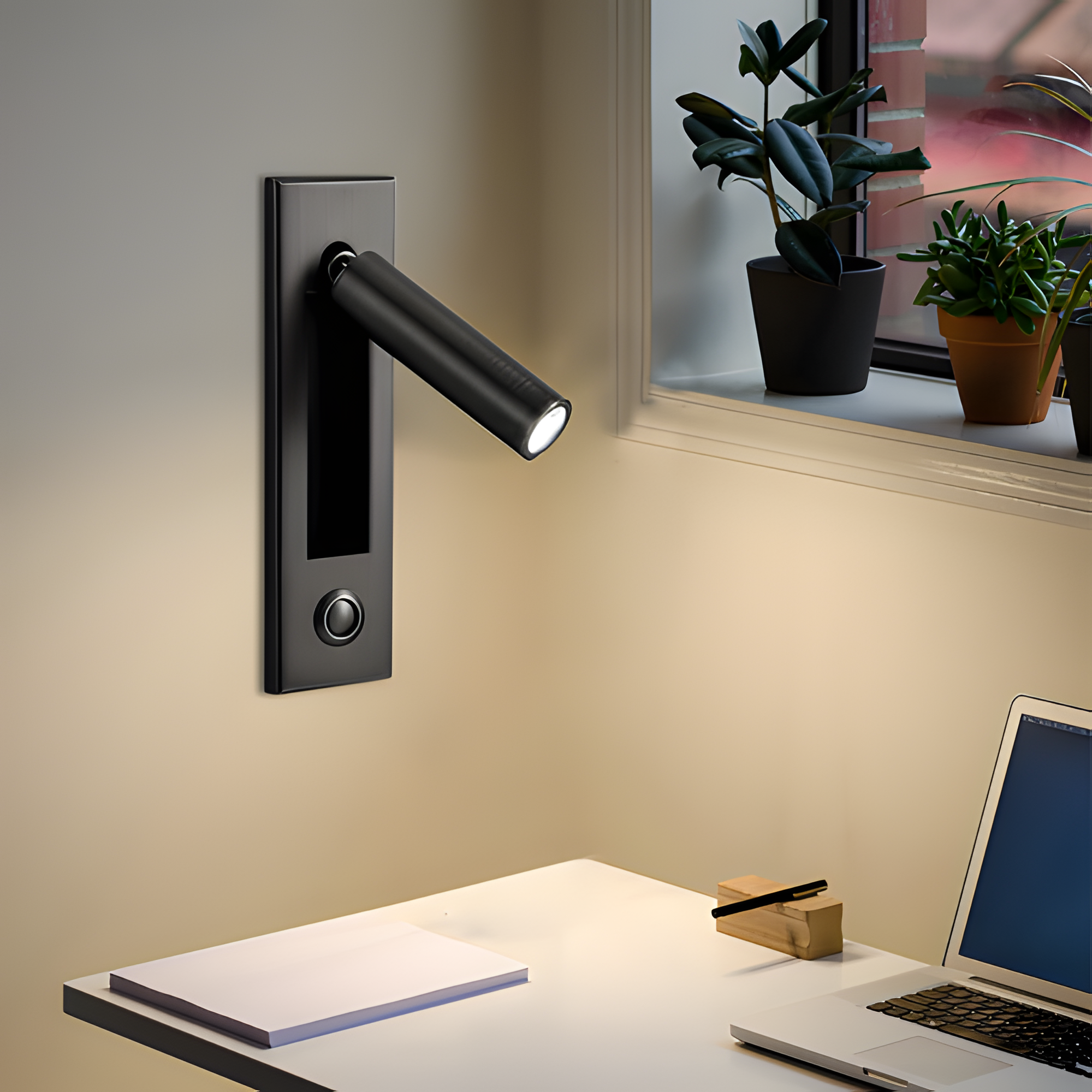 Aplique de Pared Ajustable Minimalista - Giratorio