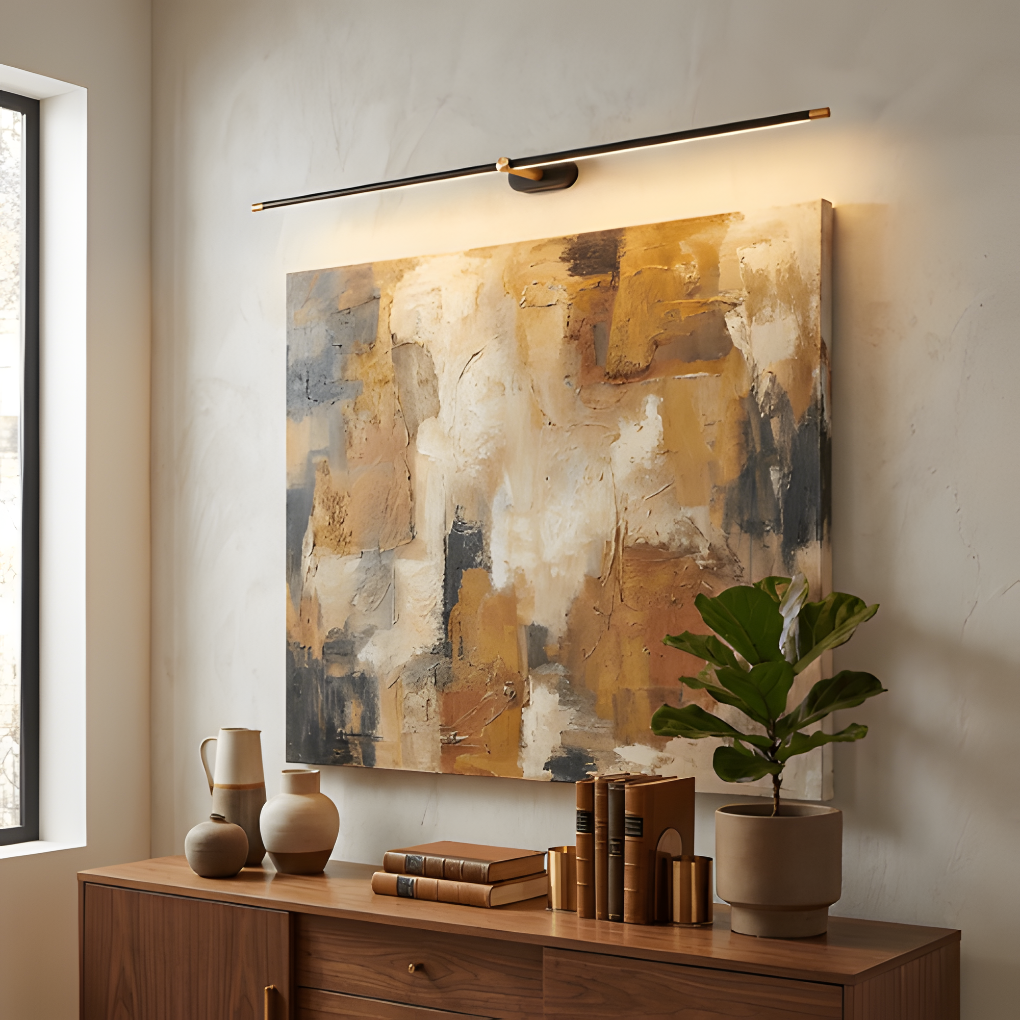 Luz Lineal de Tocador Minimalista - Ajustable