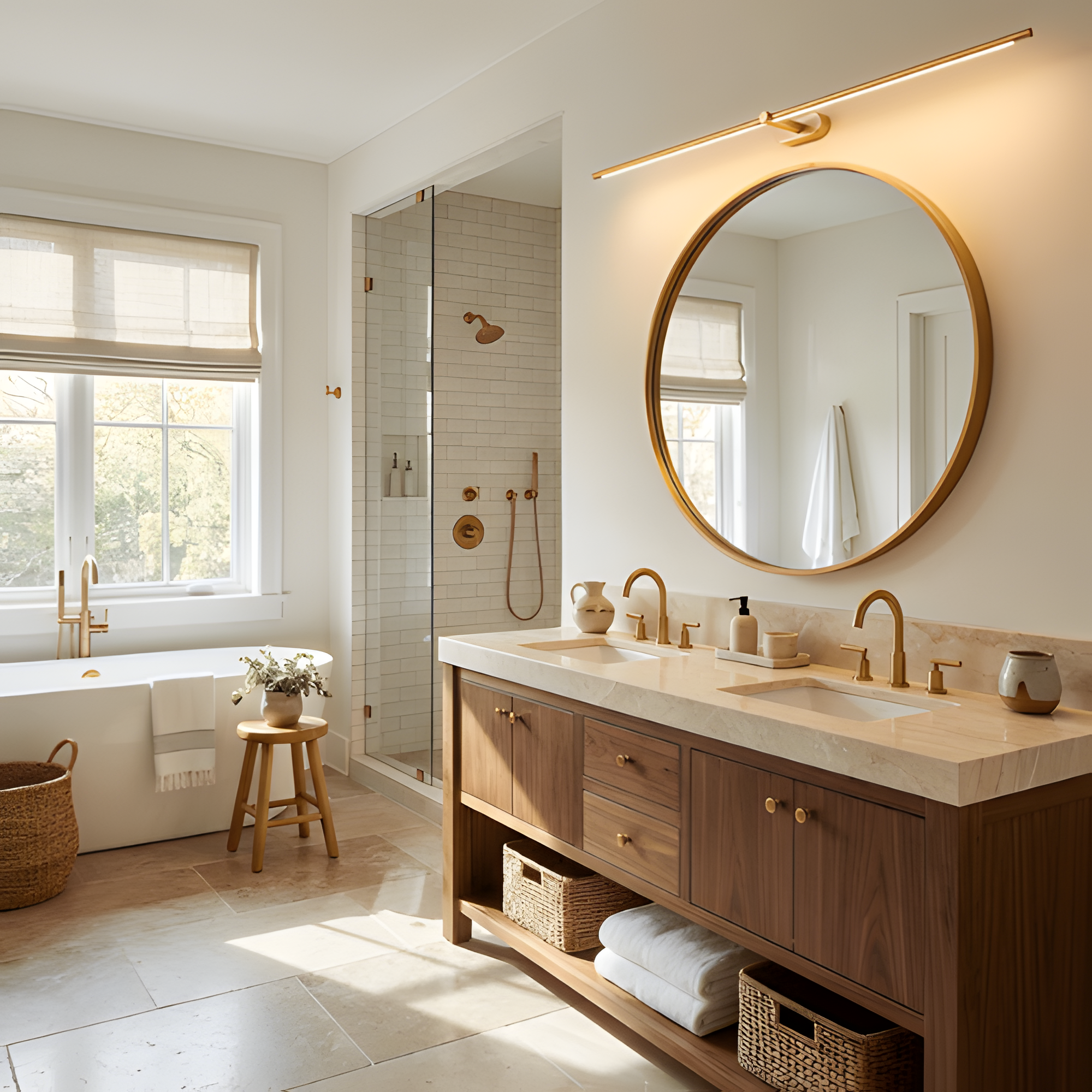 Luz Lineal de Tocador Minimalista - Ajustable