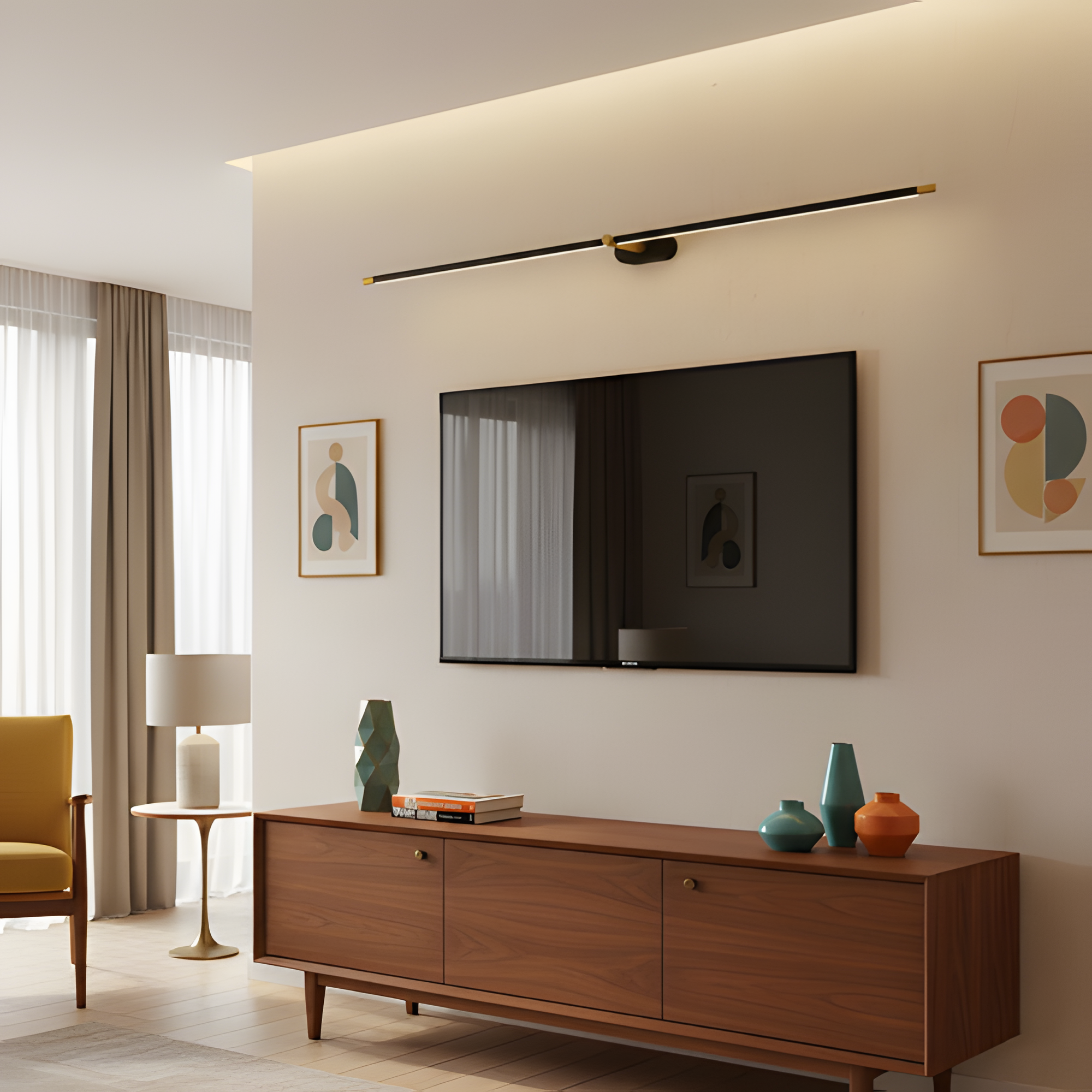 Luz Lineal de Tocador Minimalista - Ajustable
