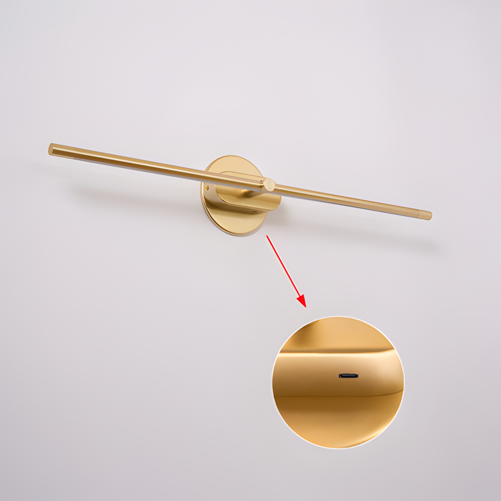 Luz Lineal de Tocador Minimalista - Ajustable