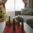 Velas LED para árbol de Navidad con temporizador y mando a distancia, diseño sin llama y brillo ajustable, ideal para decorar con seguridad y estilo 0