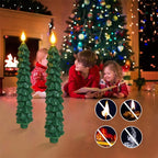 Velas LED para árbol de Navidad con temporizador y mando a distancia, diseño sin llama y brillo ajustable, ideal para decorar con seguridad y estilo 5