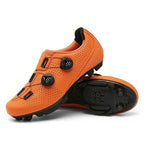 Zapatillas de ciclismo unisex con cierre doble giro, suela robusta y diseño ligero y transpirable, ideales para MTB y carretera. 0