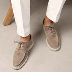 Zapatillas para hombre de ante suave con suela acolchada, diseño casual y cómodo ideal para uso diario. 1