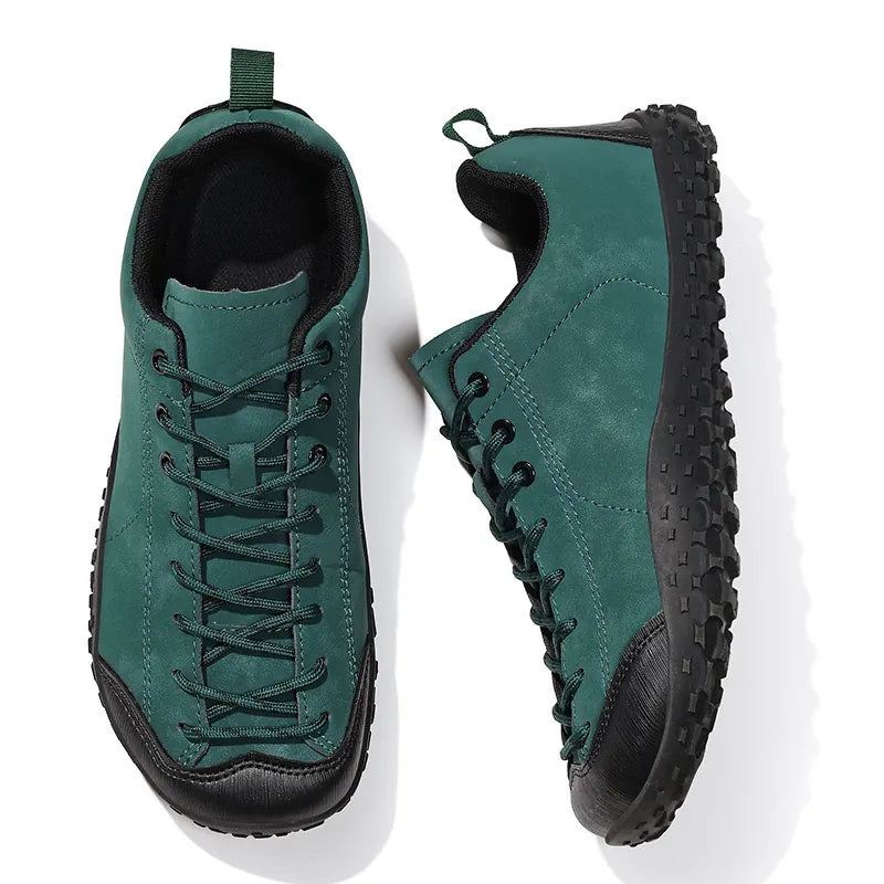 Zapatillas ortopédicas unisex de gamuza con suela flexible, horma ancha, diseño antideslizante y transpirable 2