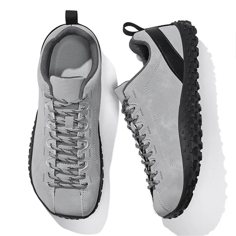 Zapatillas ortopédicas unisex de gamuza con suela flexible, horma ancha, diseño antideslizante y transpirable 4